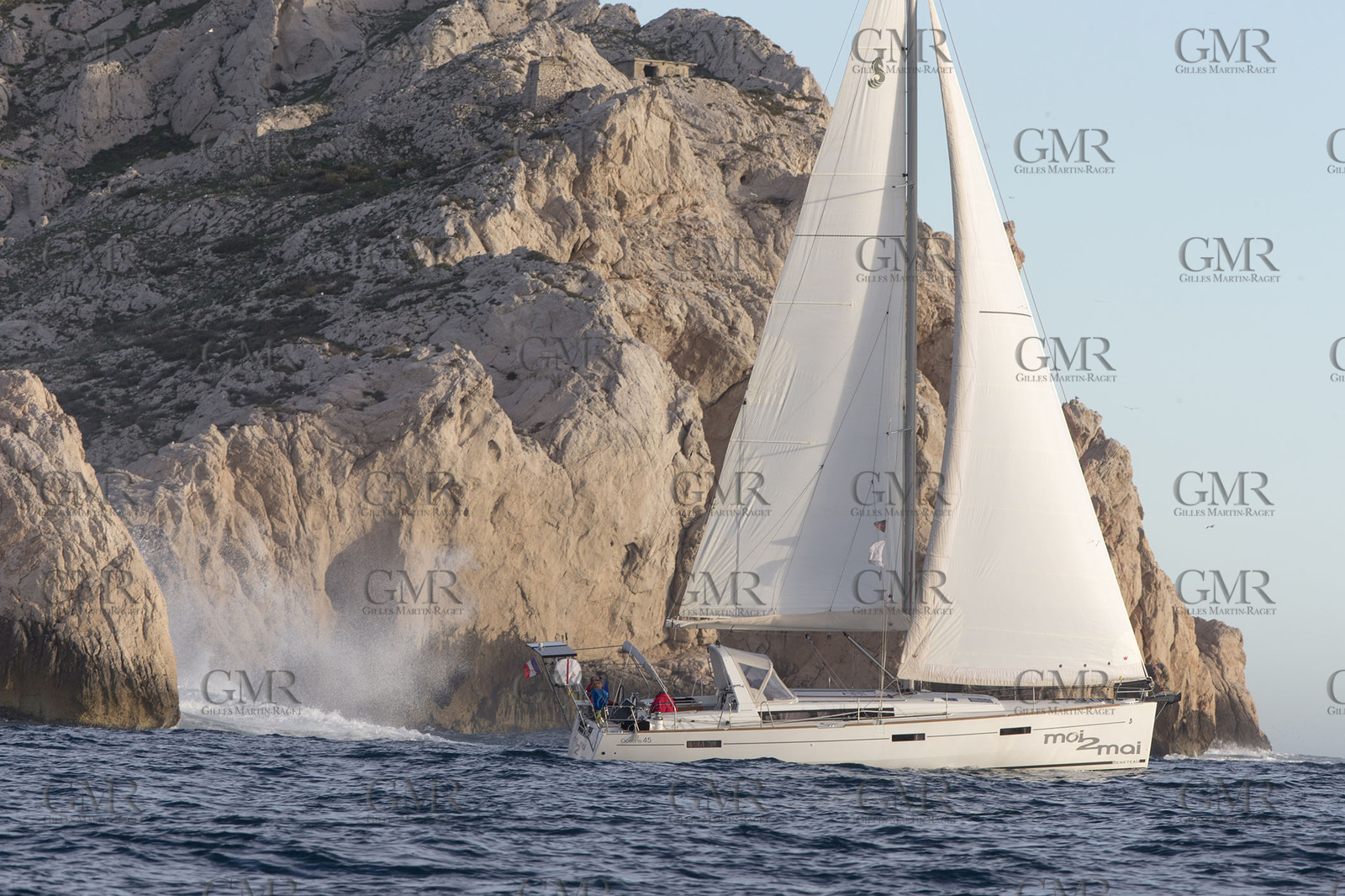 08 01 2016, Marseille (FRA, 13), Cruising in winter in the Calanques