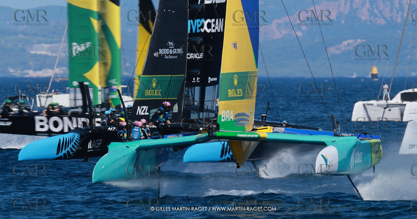 10 09 2025, Saint-Tropez,(FRA), Rockwool SailGP France Saint-Tropez, Race Day 1