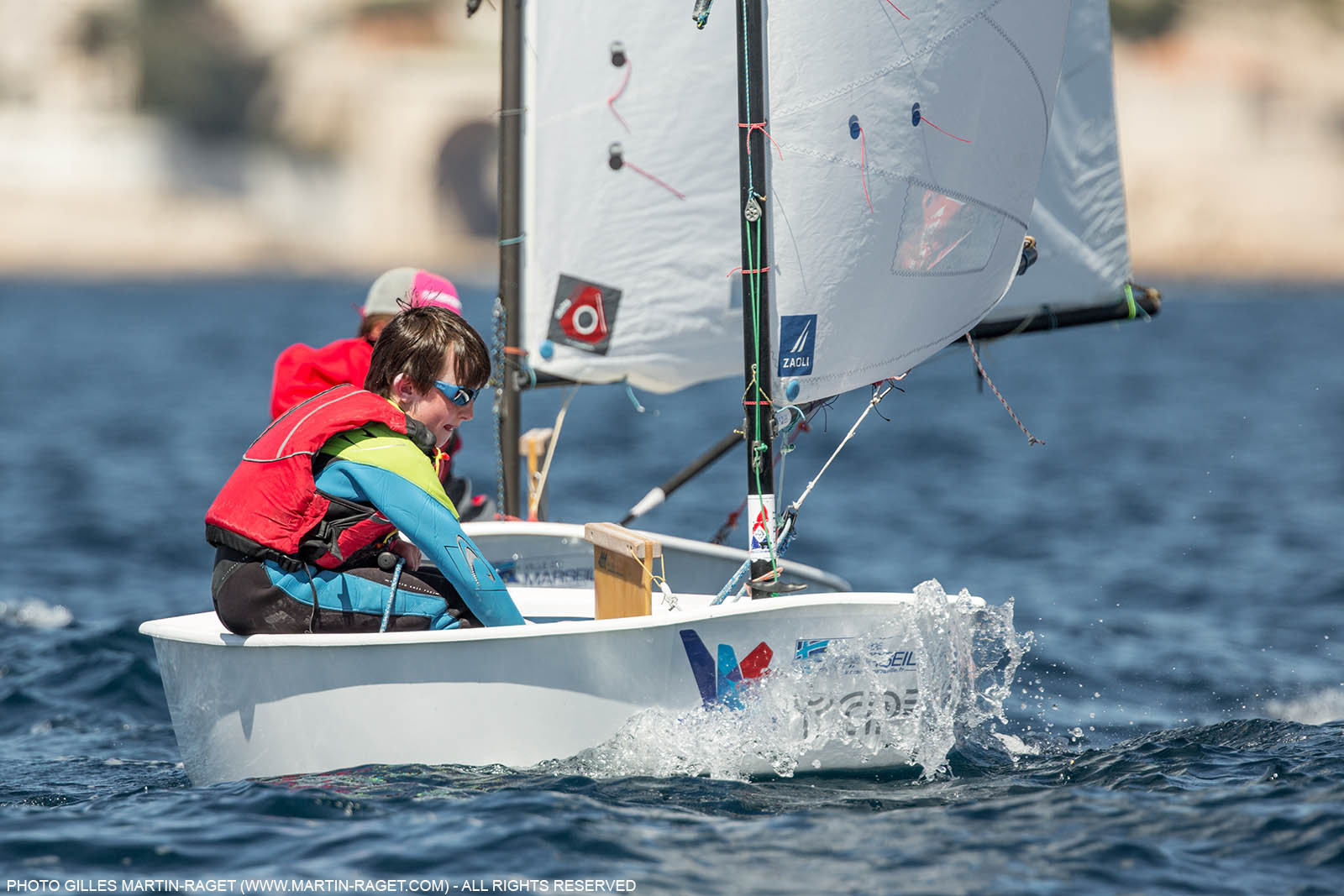 14 04 2016, Marseille (FRA,13), SNIM Dériveurs, Coupe Internationale de Printemps Optimist, Day 4