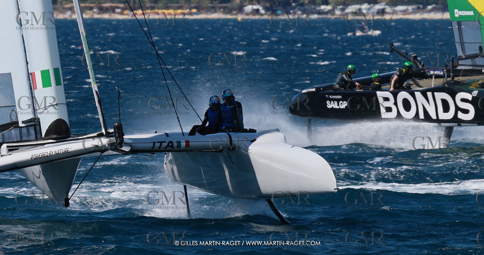 10 09 2025, Saint-Tropez,(FRA), Rockwool SailGP France Saint-Tropez, Race Day 1