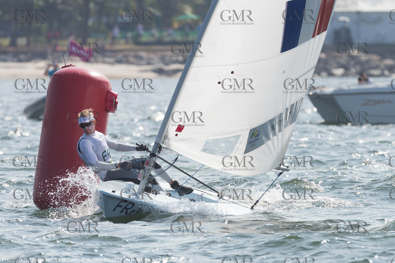 16 08 2016, Rio de Janeiro (BRA), 2016 Olympic Games, Sailing, Laser Medal Race, JB Bernaz