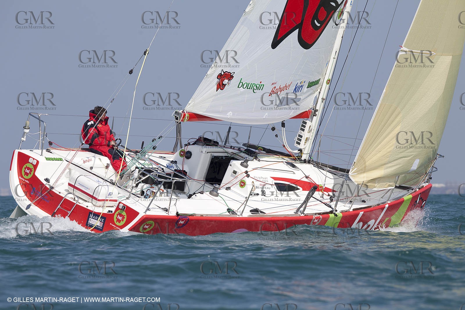 13 03 2010 -  La Grande Motte   Port Camargue (FRA) - Groupe Bel - Kito de Pavant   Sebastien Audigane training for Transat AG2R
