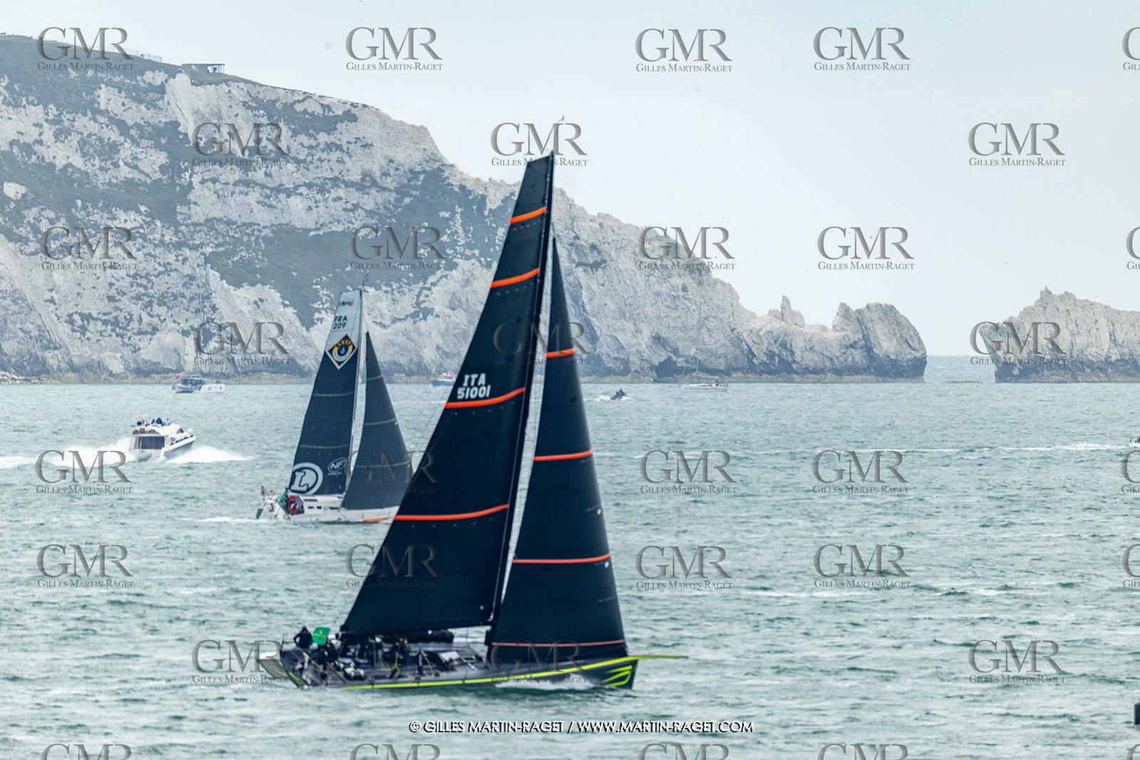 26 07 2025, Cowes (UK, IOW), Admiral's Cup 2025, Rolex Fastnet Race start,
