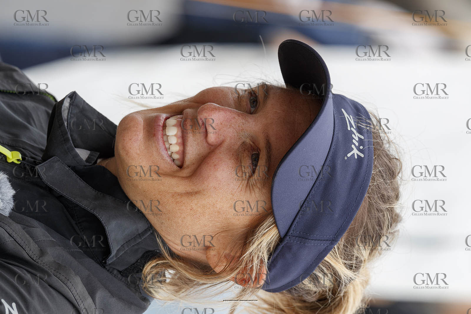 15 04 2024, Marseille (FRA), présentation des sélectionnés olympiques français en voile pour les Jeux Olympiques de Paris 2024. Camille Lecointre