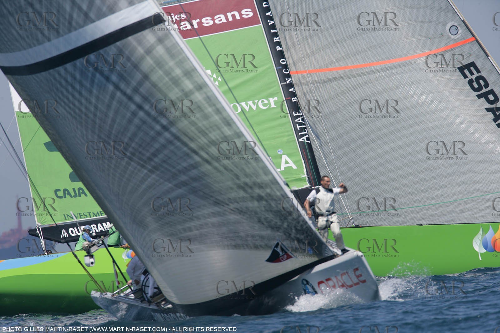 8 05 2007-Valencia (Spain)- 32nd America's Cup - Louis Vuitton Cup - RR2 - Day 10 - BMW ORACLE Racing