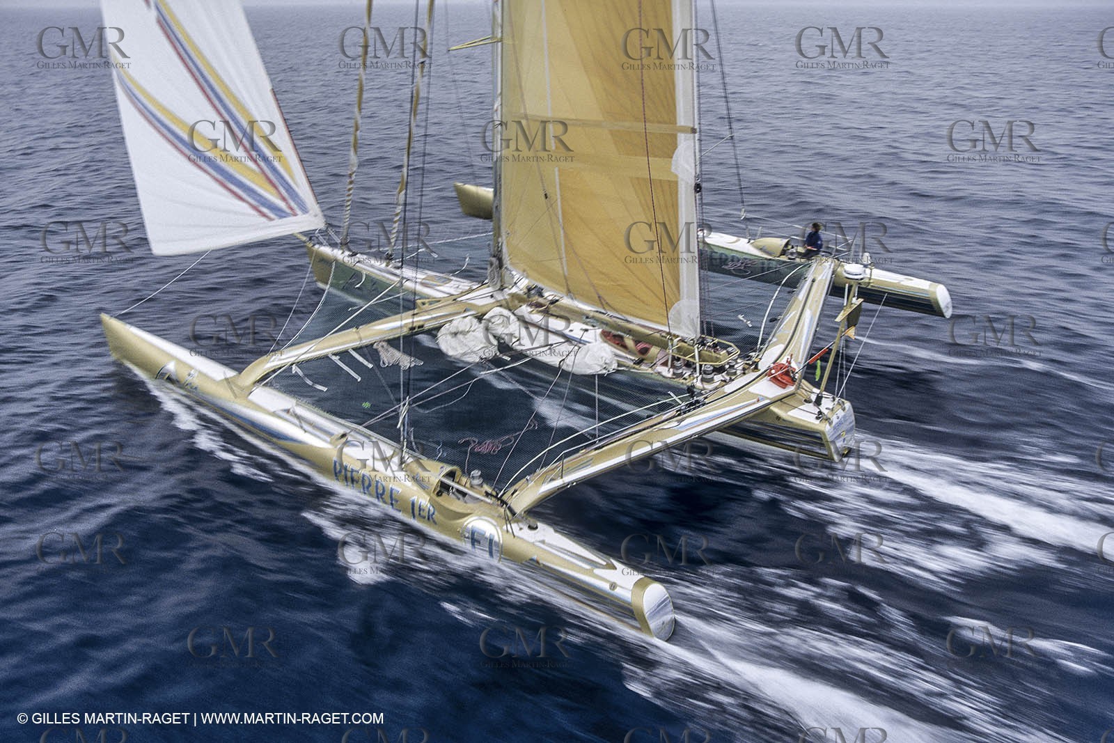 Sailing, Offshore Racing, Route du Rhum 1990, Groupe Pierre 1er, Florence Arthaud