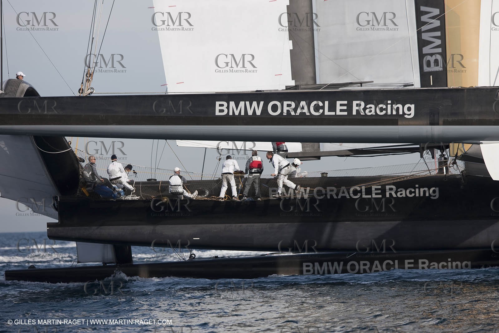 19 01 2010 - Valencia (ESP) - 33rd America's Cup - BMW ORACLE Racing - Boat preparation