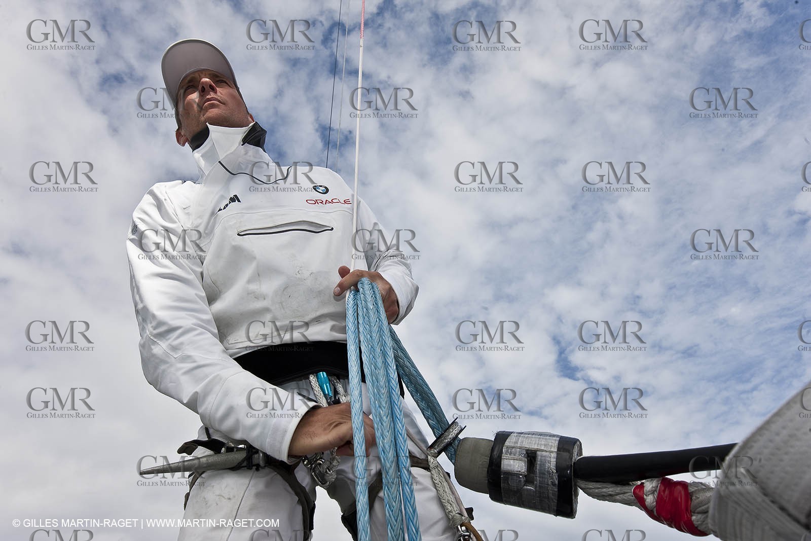 06 02 2010 - Valencia (ESP) - 33rd America's Cup - BMW ORACLE Racing - Day off 1 - Getting the yacht ready