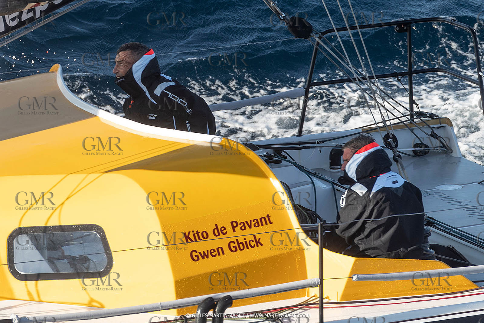 27 08 2021, Marseille (FRA), Transat Jacques Vabre 2021, Class 40, HBF-Reforest'Action (Kito de Pavant, Gwen Gbick)
