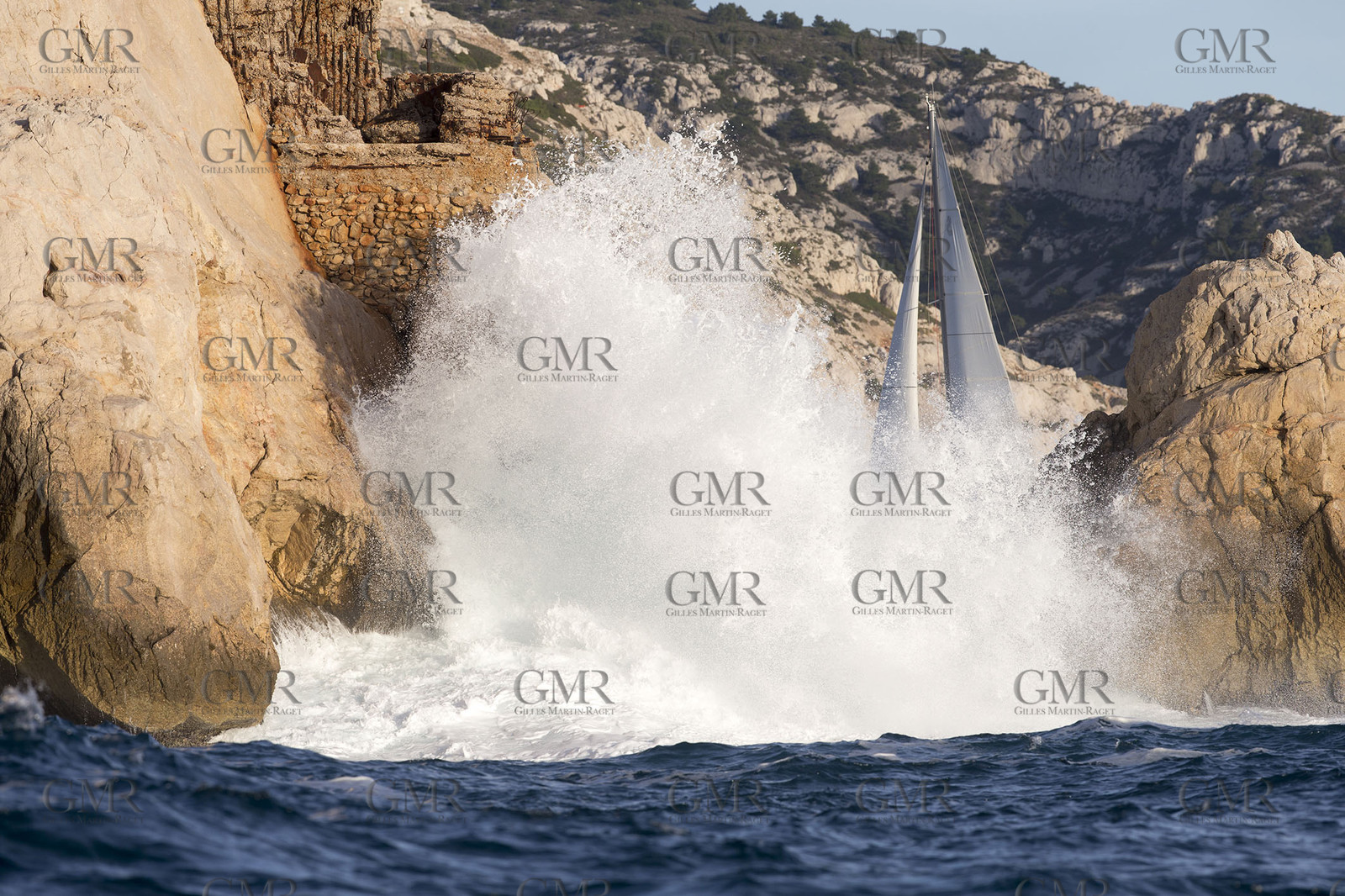 08 01 2016, Marseille (FRA, 13), Cruising in winter in the Calanques