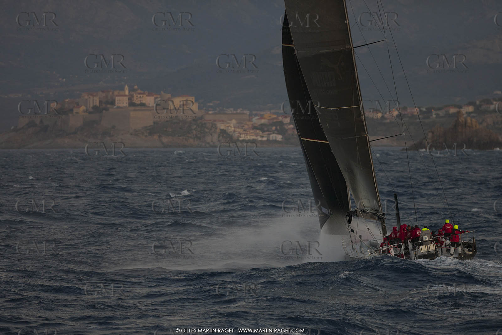 09 10 2017, Calvi (FRA,20), VOR 70 Babsy, Tentative de record autour de la Corse à la voile, skipper Franck Cammas