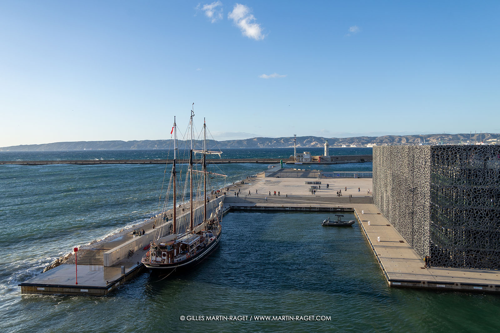 23 10 2025, Marseille (FRA), MED25 - Armada pour la Paix - Le Bel Espoir ammaré au Mucem