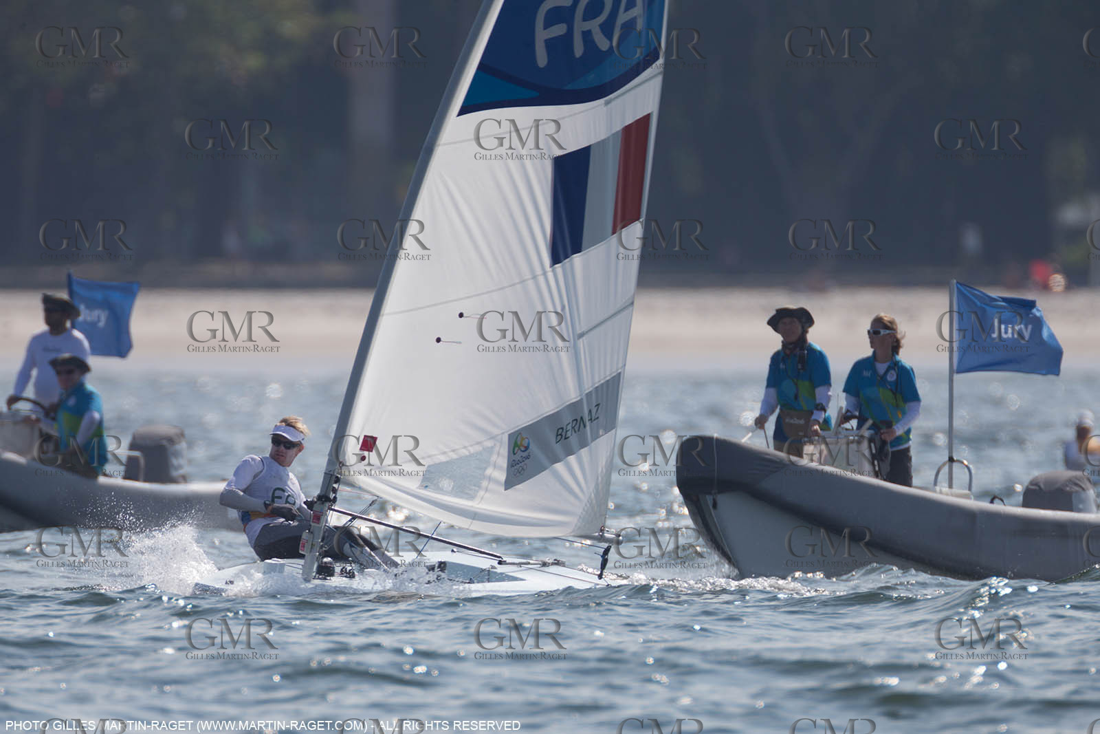 16 08 2016, Rio de Janeiro (BRA), 2016 Olympic Games, Sailing, Laser Medal Race, JB Bernaz