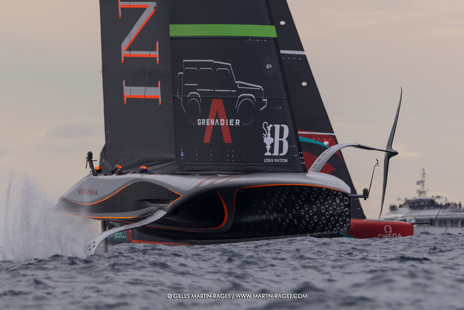 18 10 2024, Barcelona (ESP), Louis Vuitton 37th America's Cup, Final Match, Race Day 5, Race 7