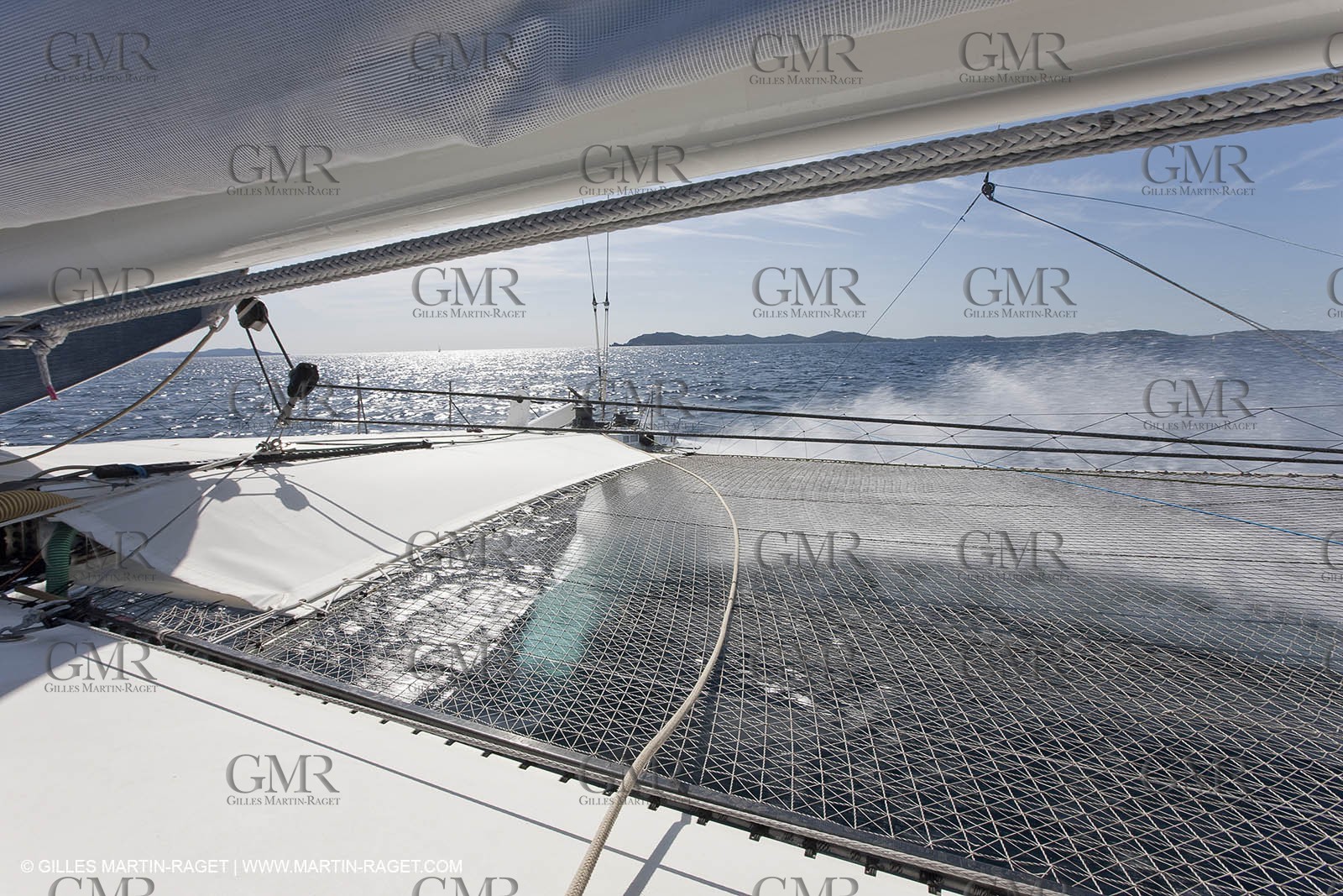 05 09 2009 - Hyères (FRA, 83) Hydroptère beat the overal sailing speed record with a run at 51,36 knts ( subjet to ratification by WSSRC)