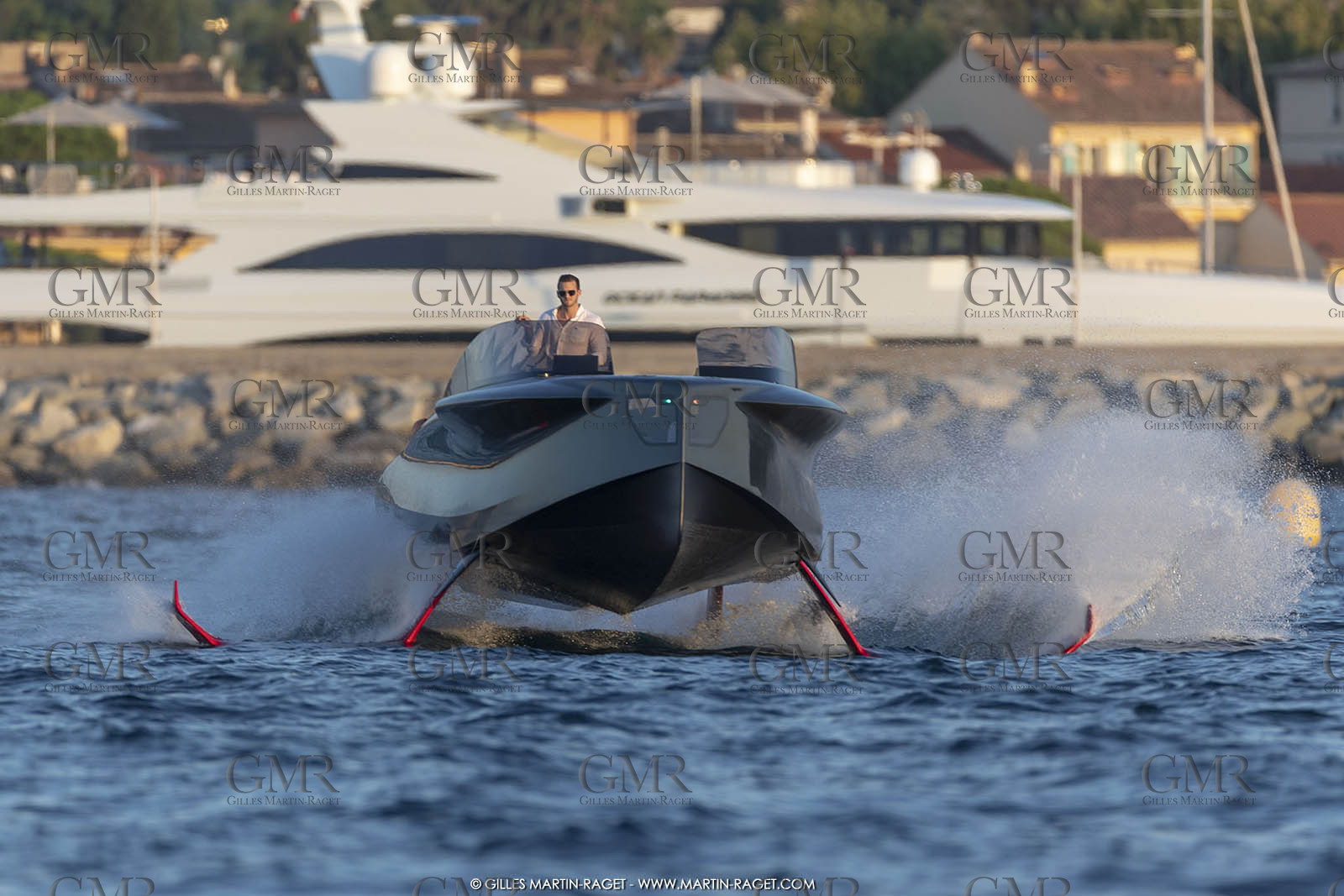 09 08 2018, Saint-Tropez (FRA,83), Foiler, the Flying Yacht by Enata