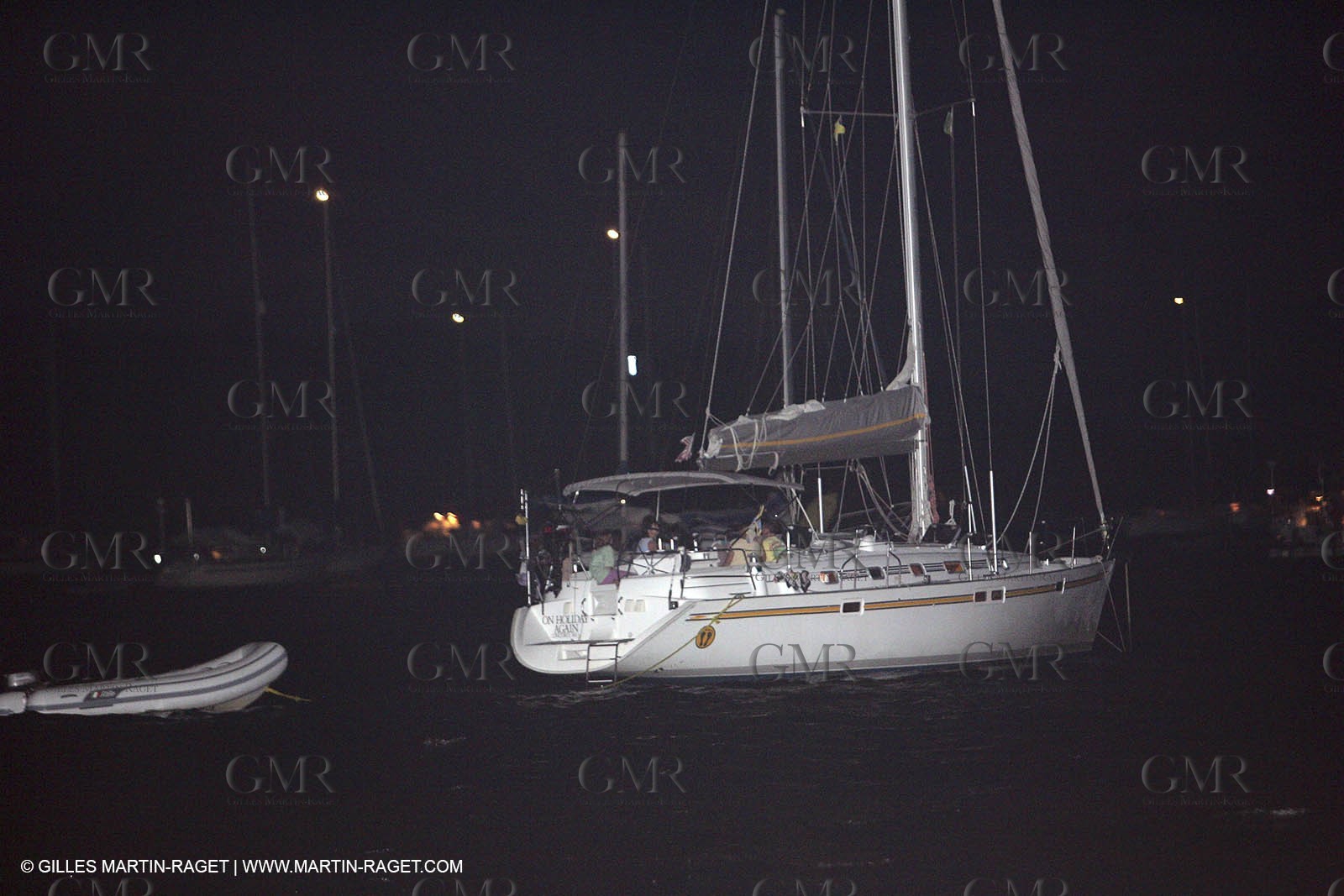 Cruising monohull mooring