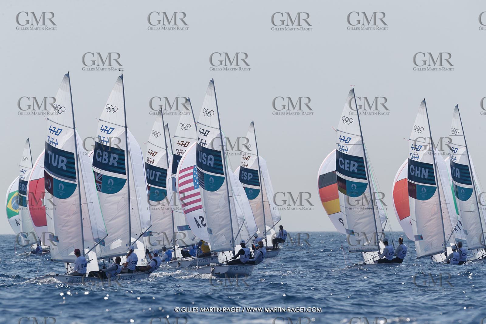 03 08 2024, Marseille (FRA), Paris 2024 Olympic Games, Sailing, Race Day 7