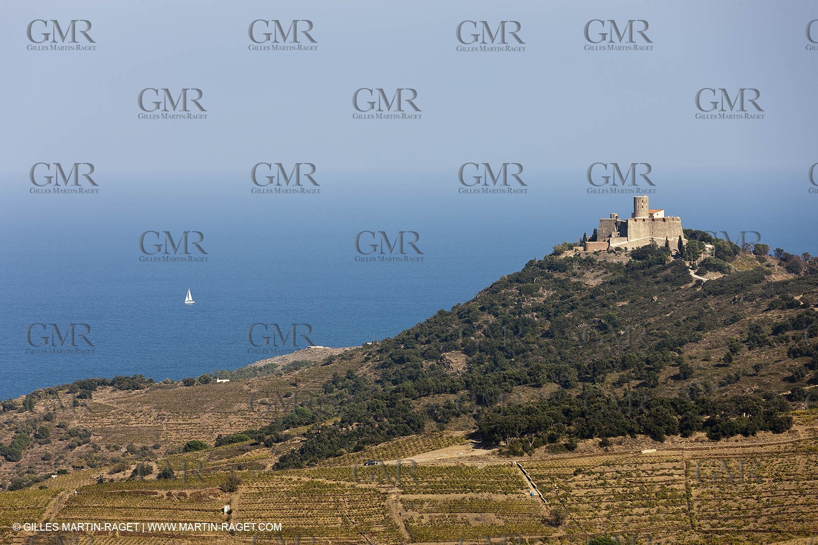 17 10 2011 - Vermeille Coast (FRA, 66) - Saint Elme fortress near Collioure