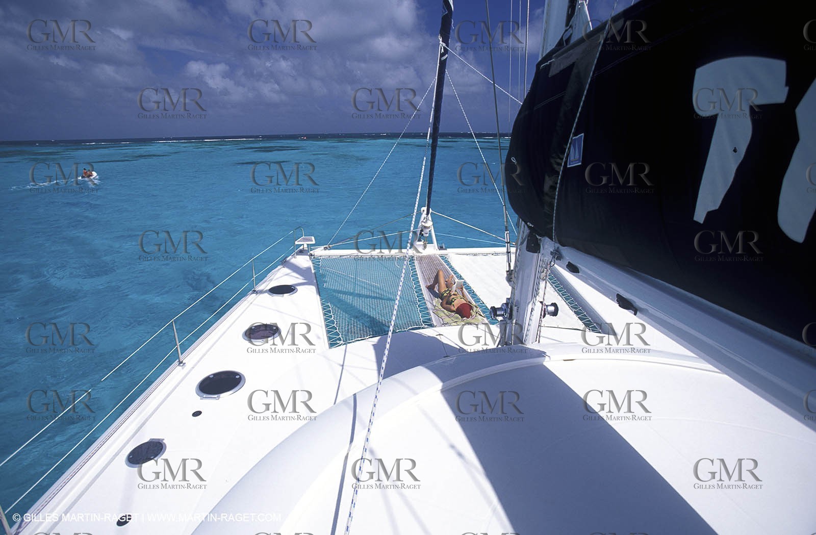 Cruising multihull mooring