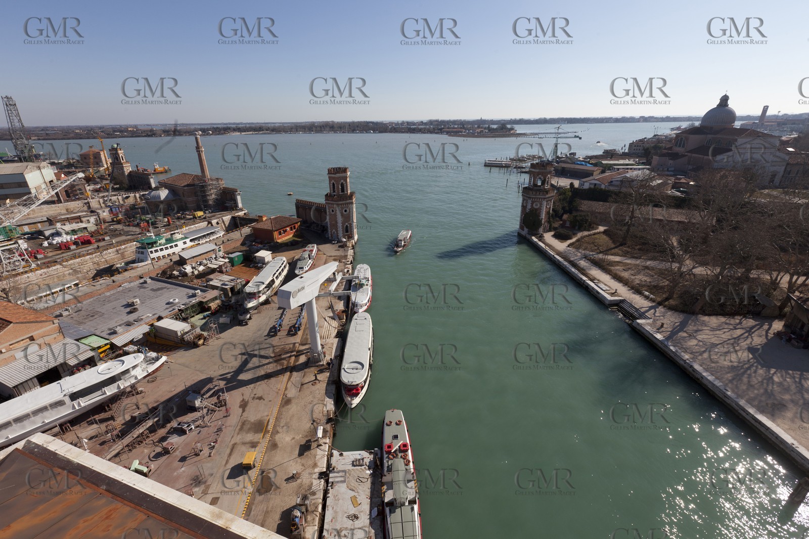 20 02 2012 - Venezia (ITA) - 34th America'sCup - Venezia 2012 America's Cup World Series - The Arsenale where the AC45 moorings, public village, media center and Club 45 will be located