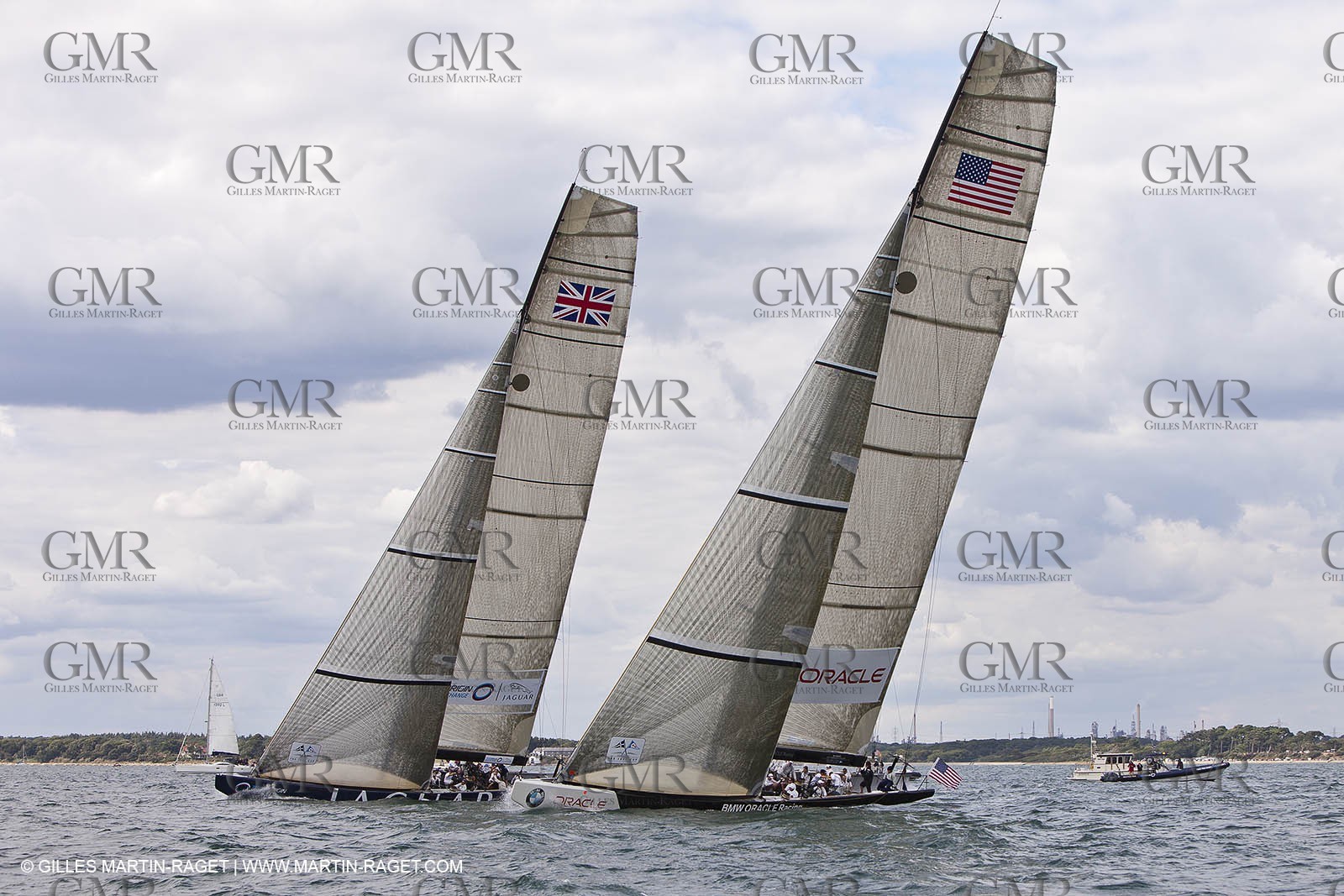 02 08 2010 - Cowes (UK, IOW) - The 1851 Cup -  BMW ORACLE Racing - Training Day.