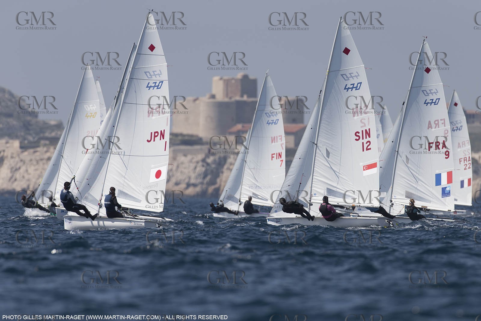 12 04 2015, Marseille (FRA), Yachting Club de la Pointe Rouge - Coupe Internationale de Printemps des 470, Final Day