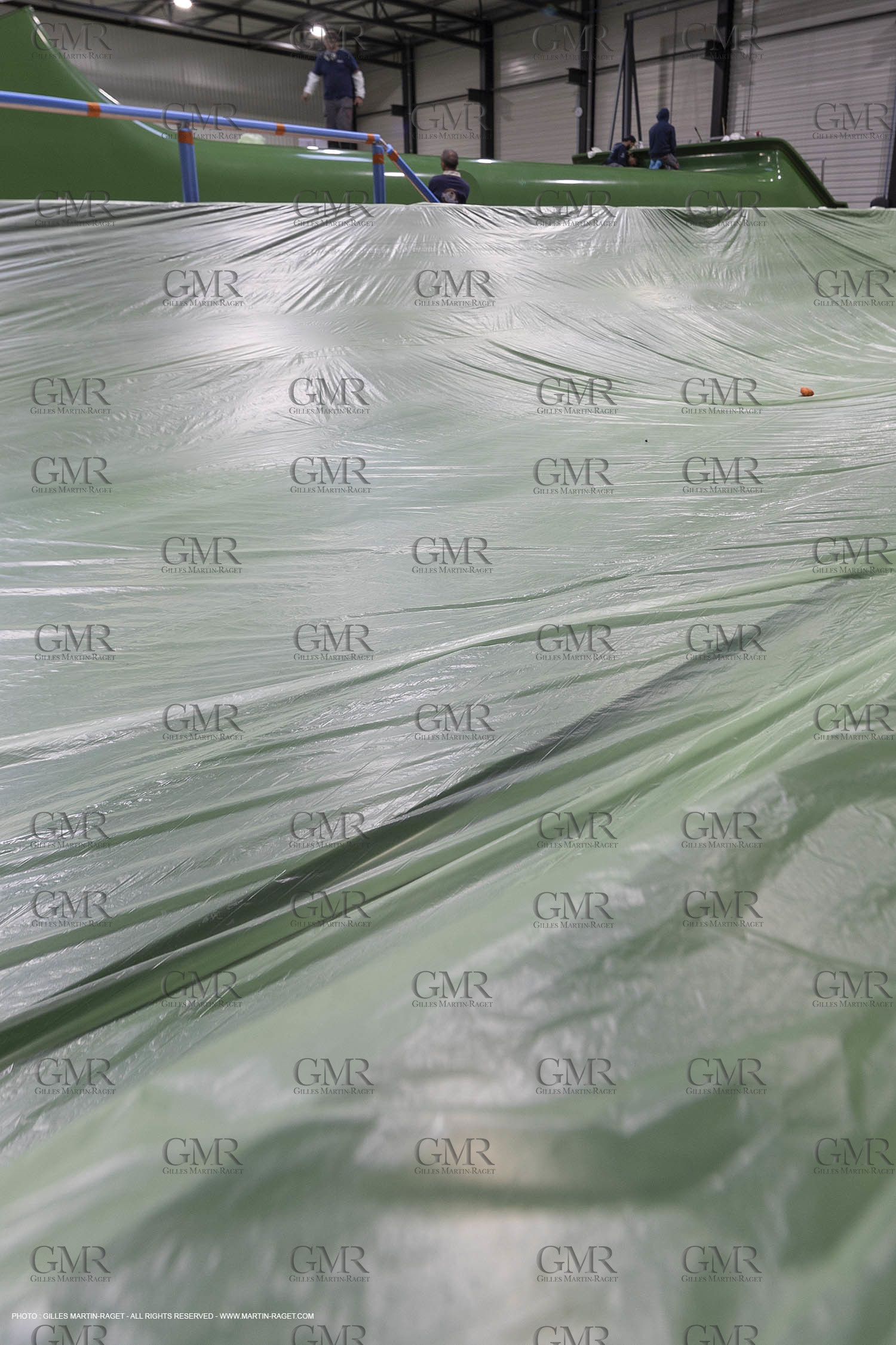 29 10 2018, La Grande Motte (FRA,30), Chantier Gunboat, construction du Gunboat 68