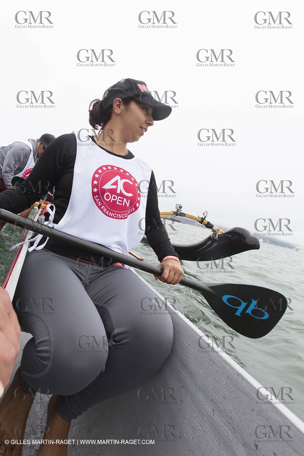 10 08 2013 - San Francisco (USA,CA) - 34th America's Cup - AC Open - Outrigger Canoe Races et Hula Danceperformance at Marina Green Village
