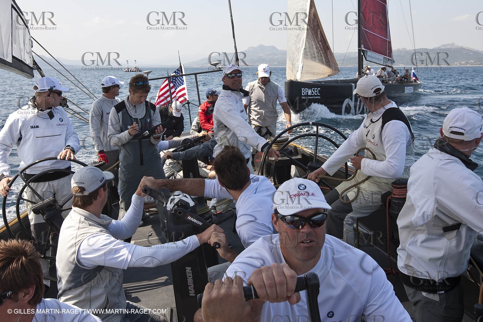 19 05 2010 - La Maddalena (ITA, Sardinia) Louis Vuitton Trophy - BMW ORACLE Racing - Training