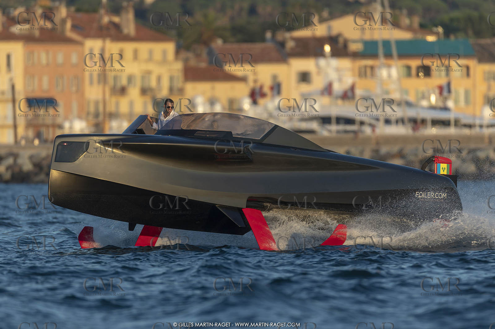 09 08 2018, Saint-Tropez (FRA,83), Foiler, the Flying Yacht by Enata