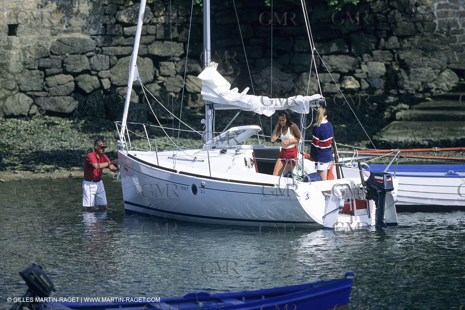 Voile, croisière, personnages