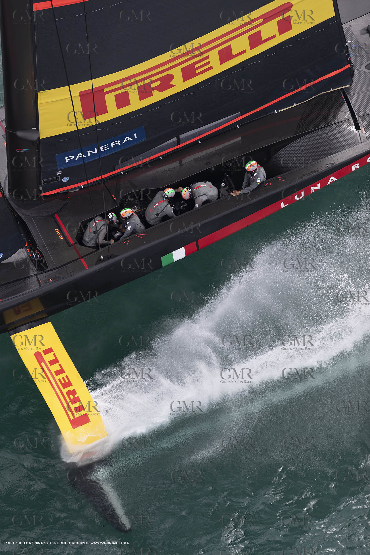 10 12 2020 - Auckland (NZL) - 36th America's Cup - Practice Sessions - Day 2 -Luna Rossa Prada Pirelli Team