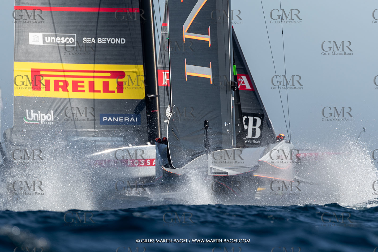 26 09 2024, Barcelona (ESP), 37th America's Cup, Louis Vuitton Cup Final, Race Day 1