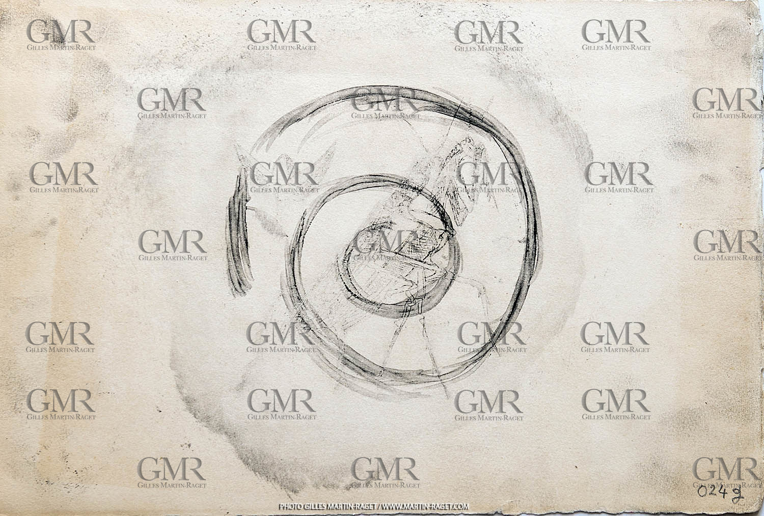 12 07 2020, St Rémy de Provence (FRA, 13) Oeuvre Germaine Richier, gravure