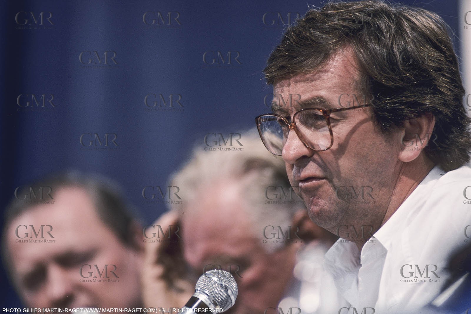 Sailing, Yacht Racing, America's Cup XXVII, San Diego (USA,CA) 1988, Stars & Stripes Vs New Zealand, Sir Michael Fay