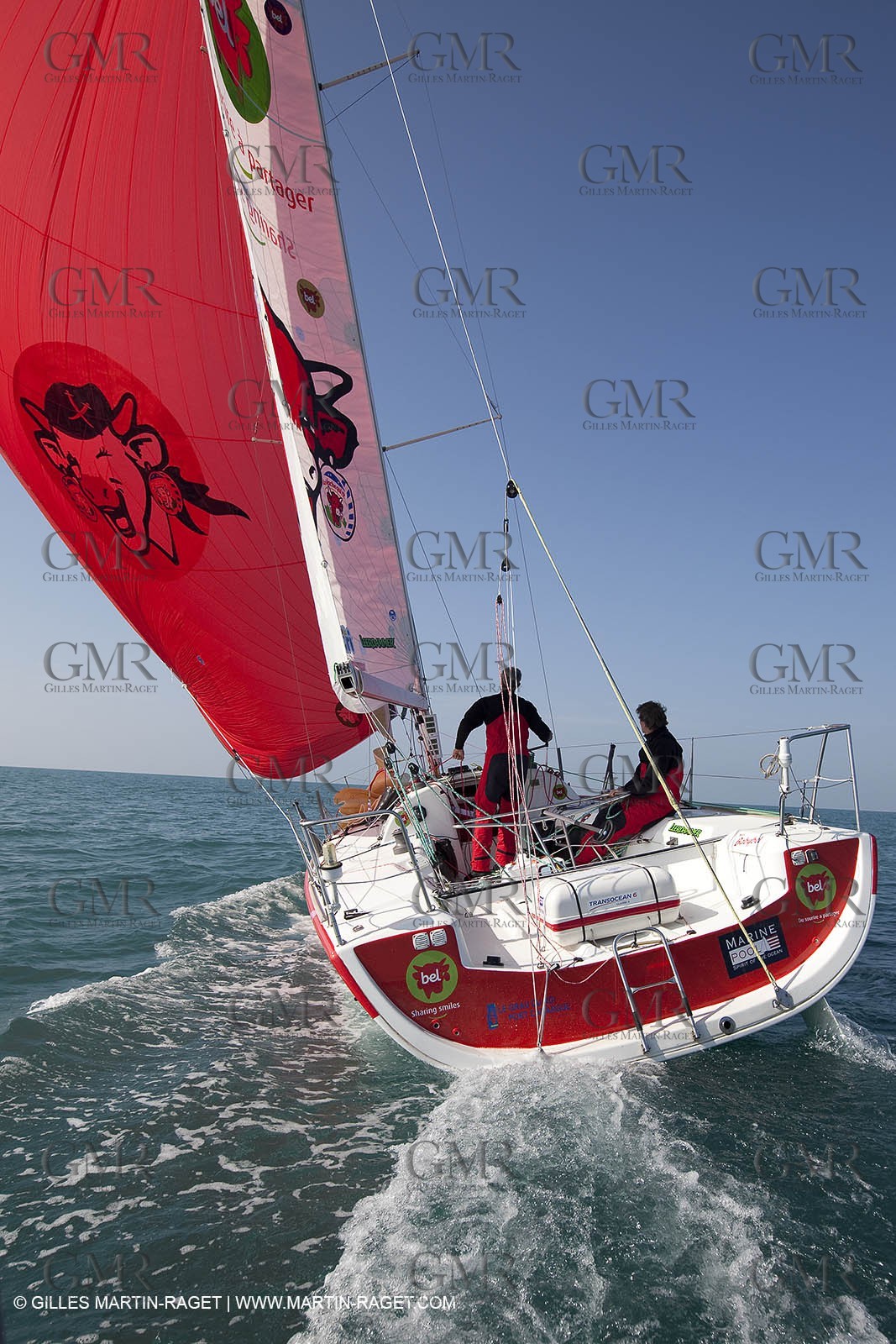 13 03 2010 -  La Grande Motte   Port Camargue (FRA) - Groupe Bel - Kito de Pavant   Sebastien Audigane training for Transat AG2R