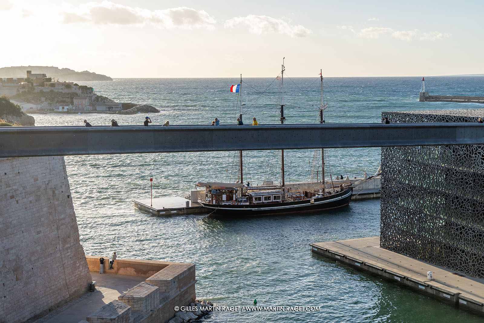 23 10 2025, Marseille (FRA), MED25 - Armada pour la Paix - Le Bel Espoir ammaré au Mucem