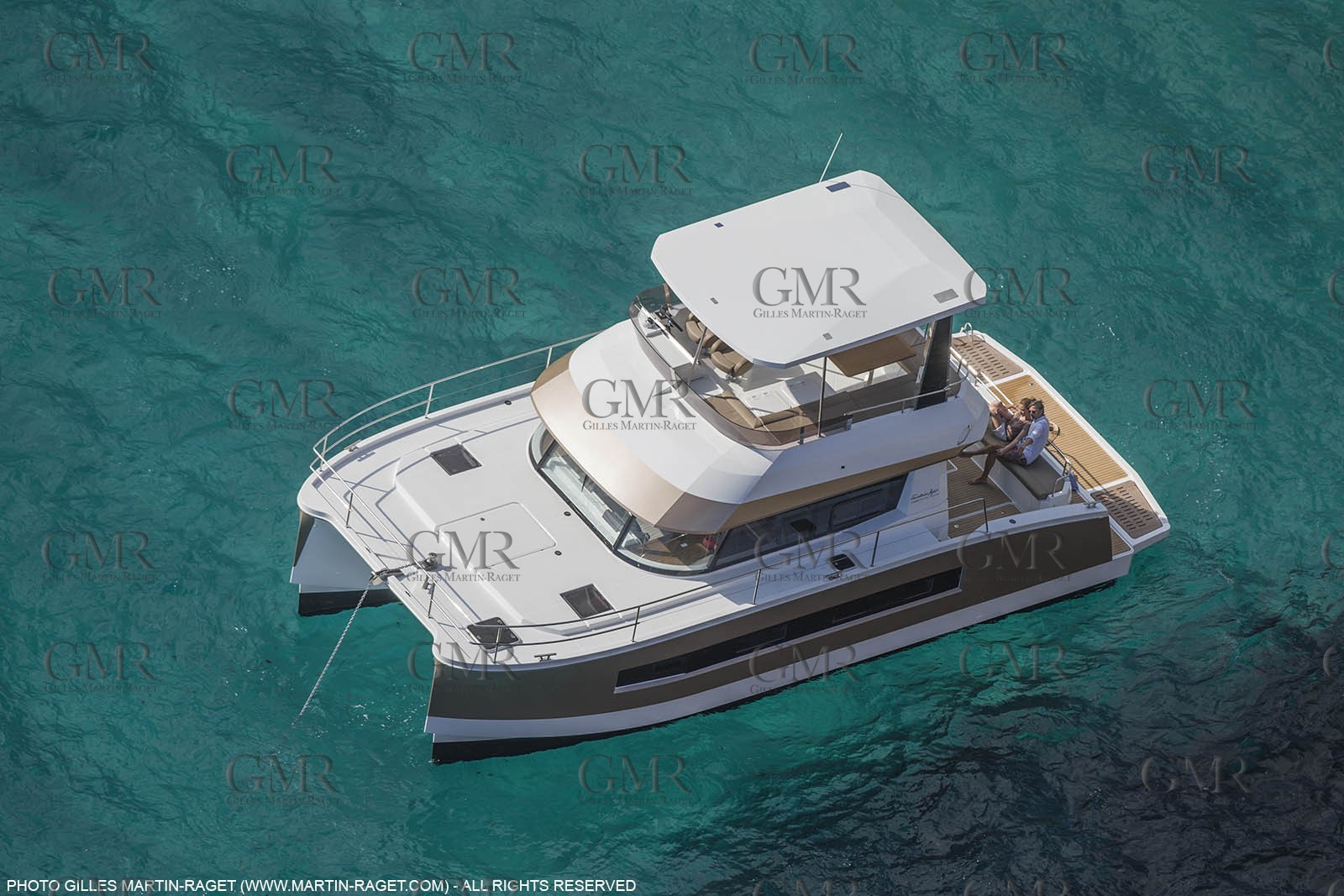 08 04 2015, Andraitx (Isla de Mallorca, Islas Baleares, ESP), Chantier Fountaine-Pajot, Motor Yacht 37