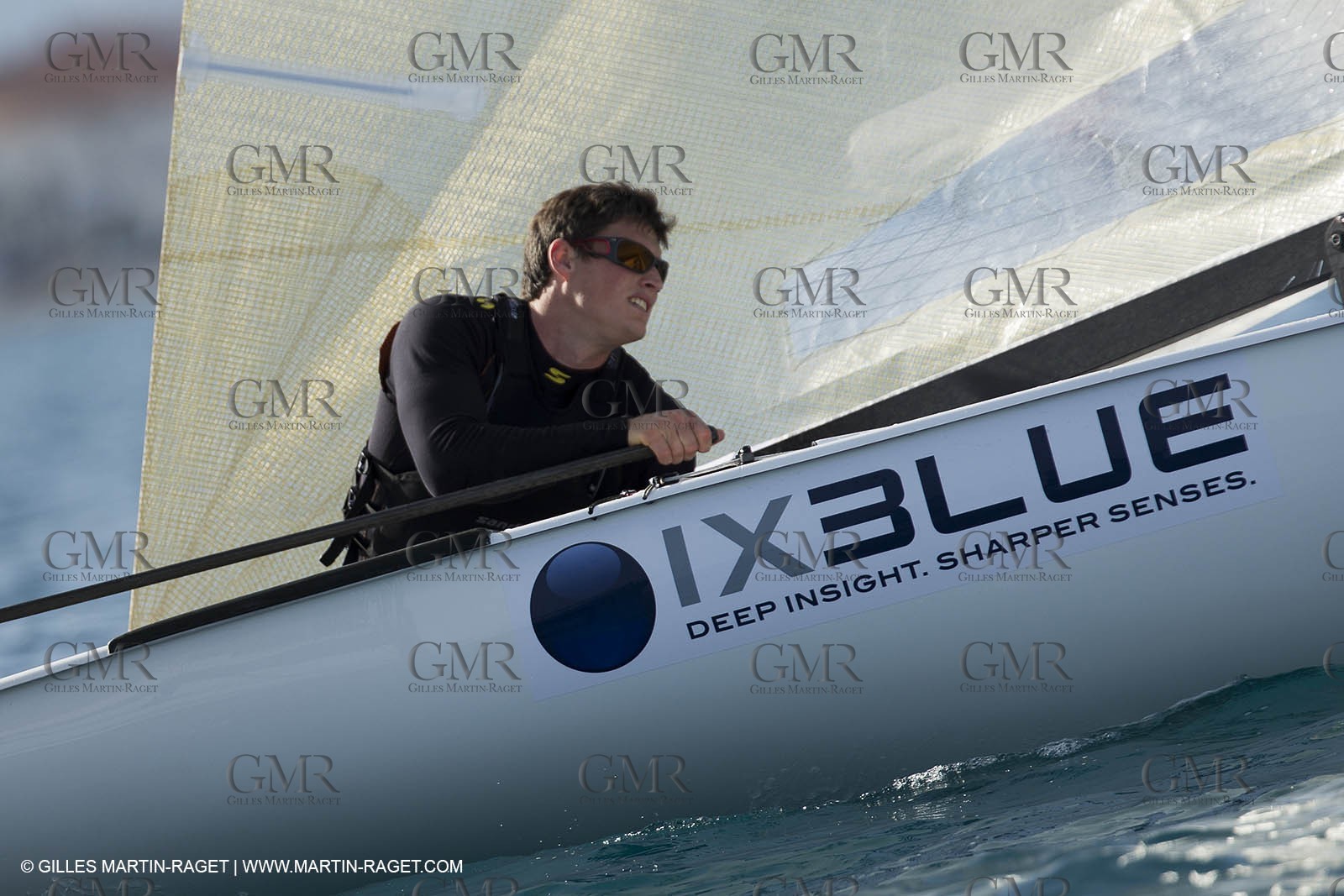 14 02 2014,  Cannes (FRA,06), FINN Cannes International Sailing week - Johnatan Lobert (FRA)