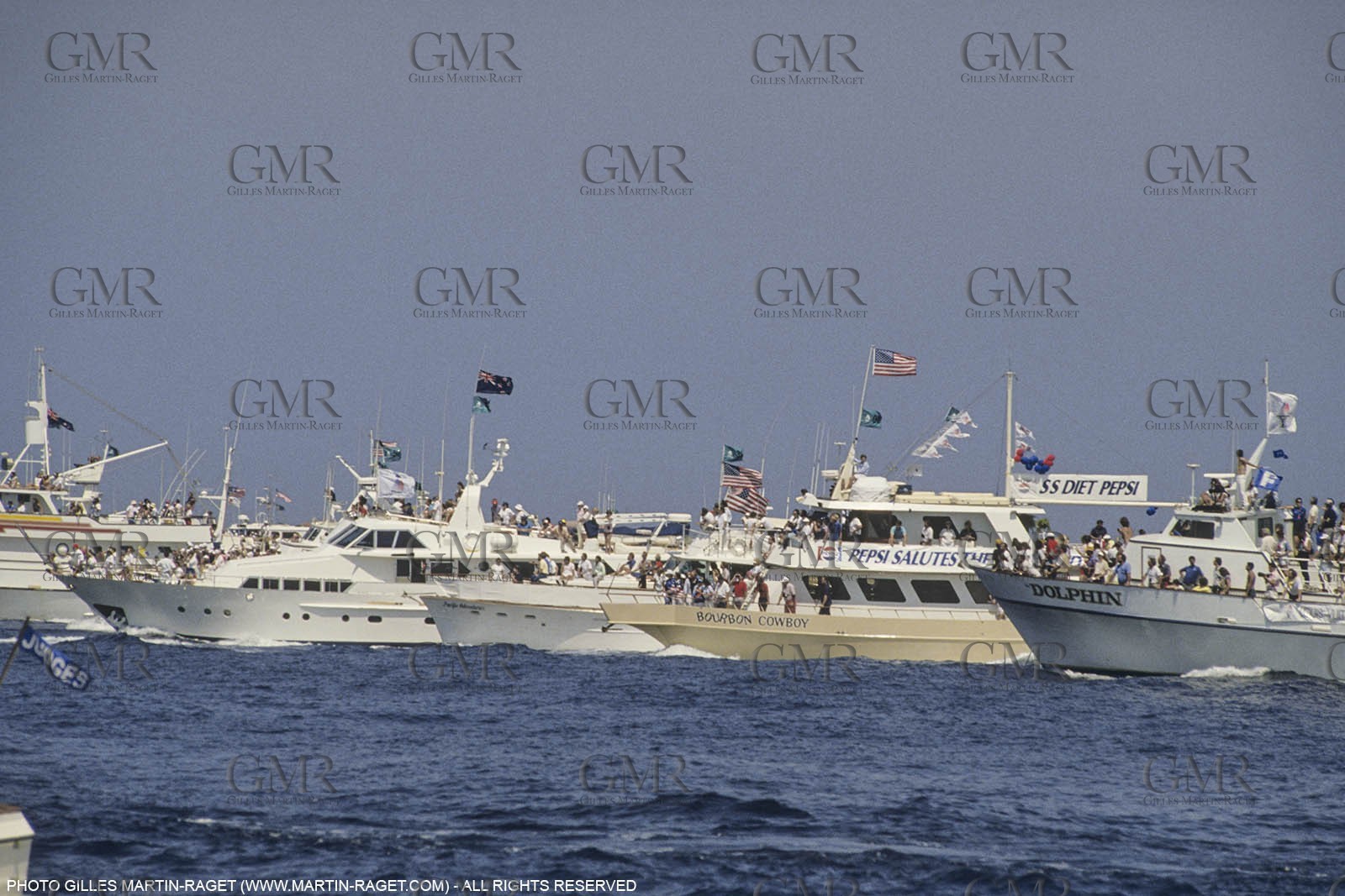 Sailing, Yacht Racing, America's Cup XXVII, San Diego (USA,CA) 1988, Stars & Stripes Vs New Zealand