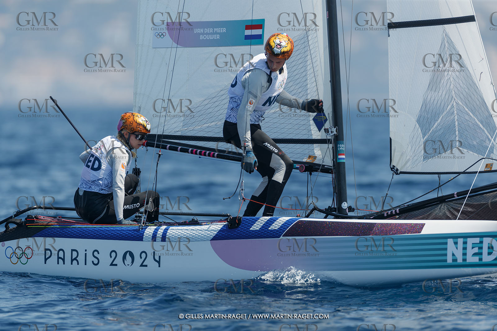 06 08 2024, Marseille (FRA), Paris 2024 Olympic Games, Sailing, Race Day 9