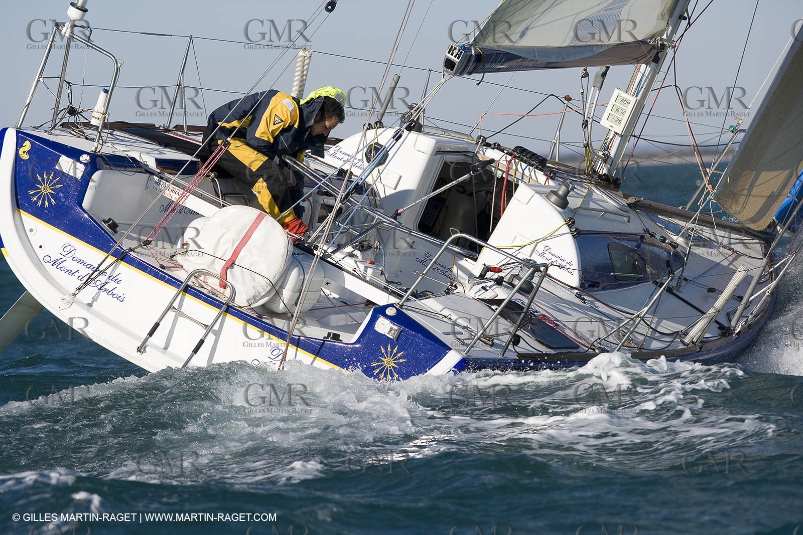 15 02 2007 - La Grande Motte (FRA) - Onedesign Figaro II - Thierry Duprey du Vorsent (Domaine de Monts d'Arbois)