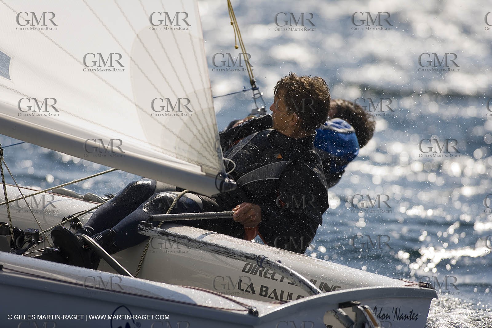 27 04 2007 - 2007 Semaine Olympique Française - Hyères (South of France) - Day 6 - Medal Race - Team France - 470 Homme - Leboucher-Garos