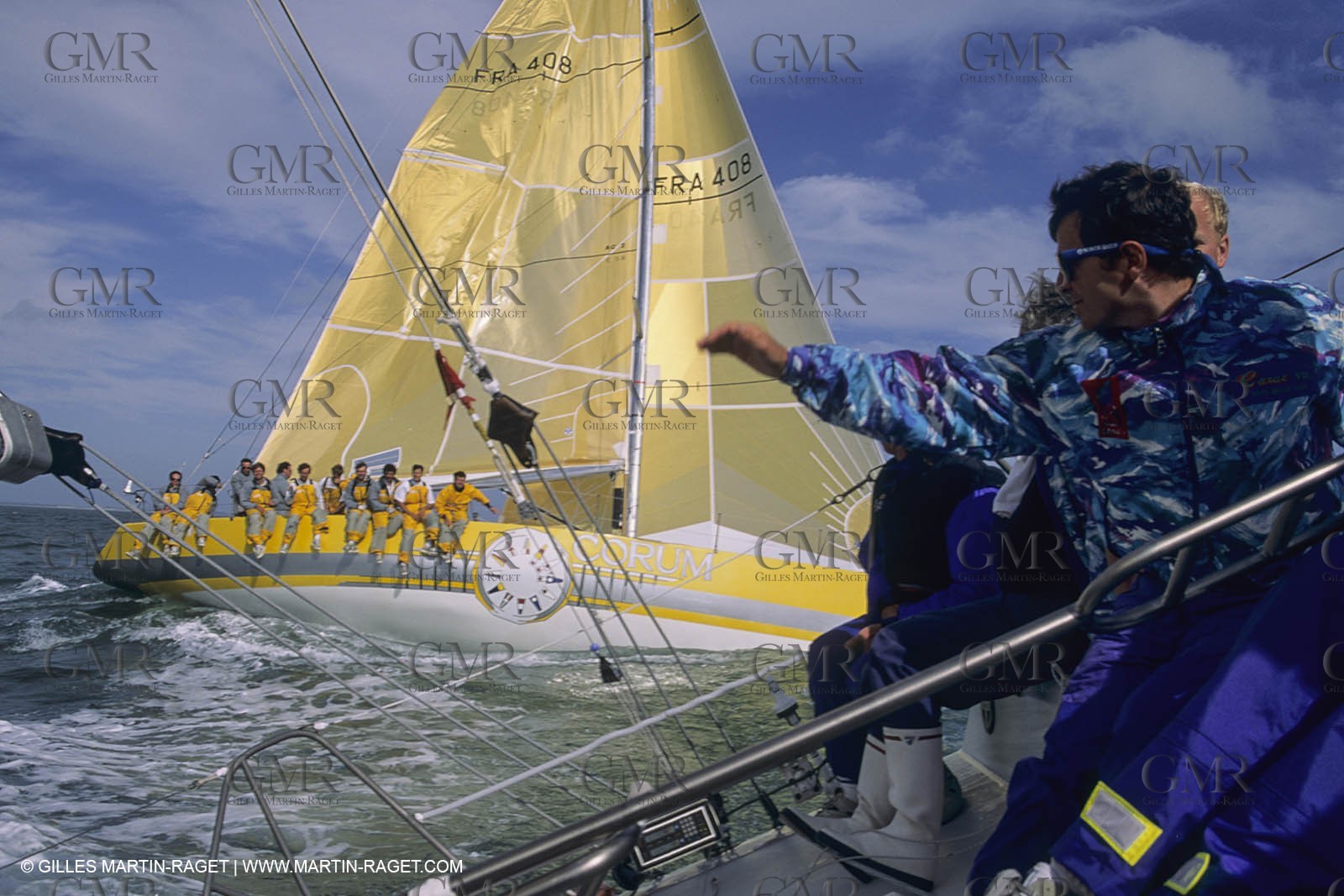 Sailing, Yacht Racing, Admiral's Cup, Cowes Week, Corum Sailing Team