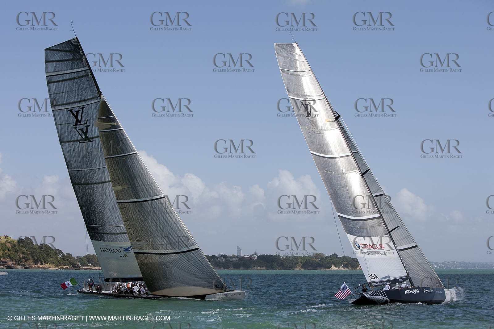 03 02 2009 - Auckland (NZL) -  Louis Vuitton Pacific Series -  Racing Day 4 - Round Robin 1