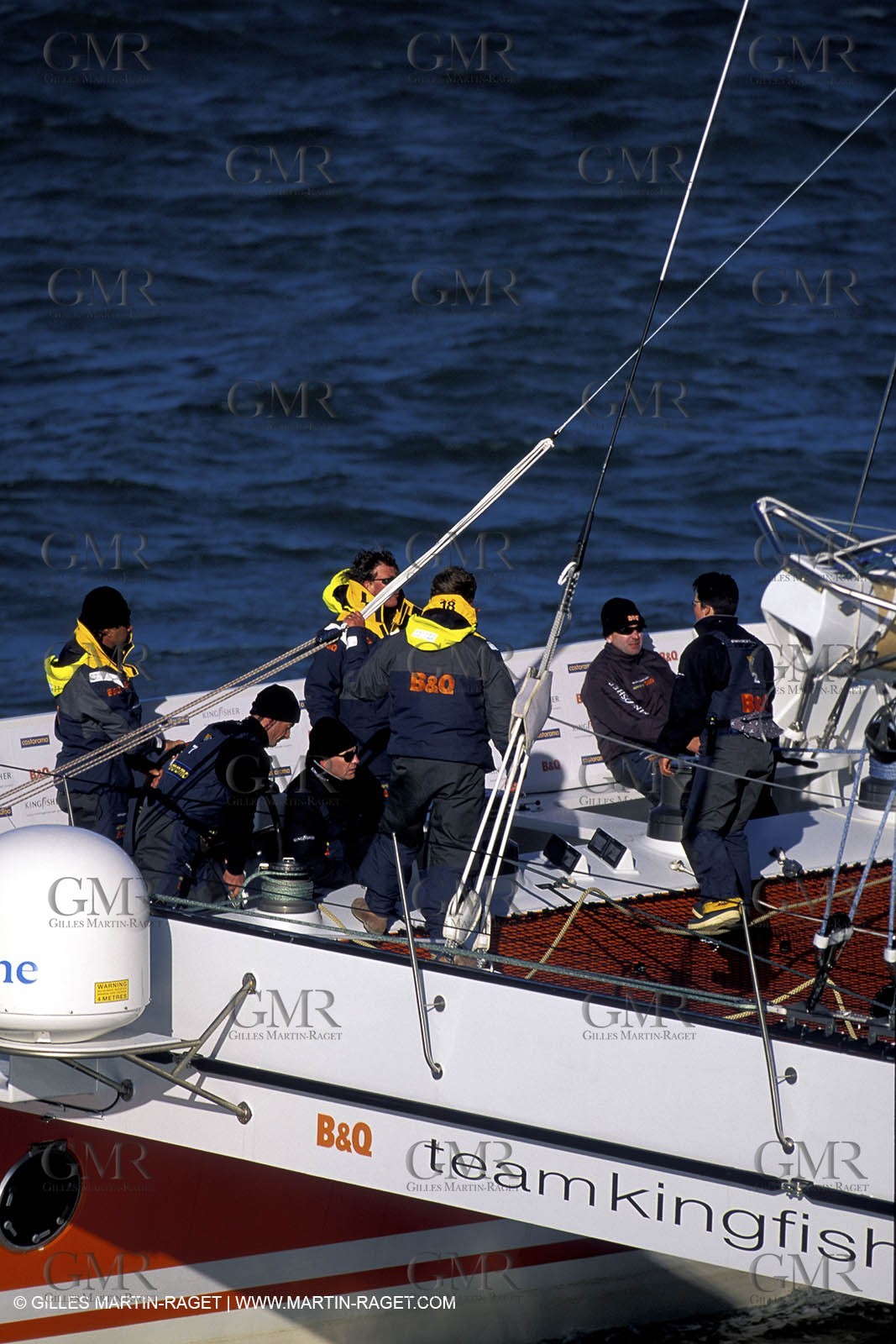 Kingfisher II - Jules Verne Trophy 2002 start - Brest