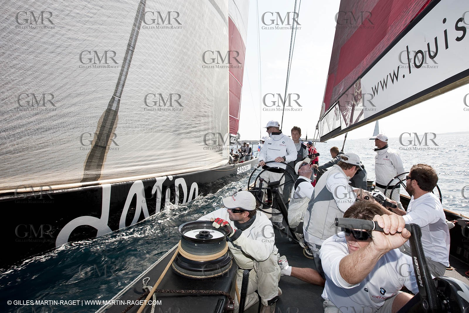 19 05 2010 - La Maddalena (ITA, Sardinia) Louis Vuitton Trophy - BMW ORACLE Racing - Training