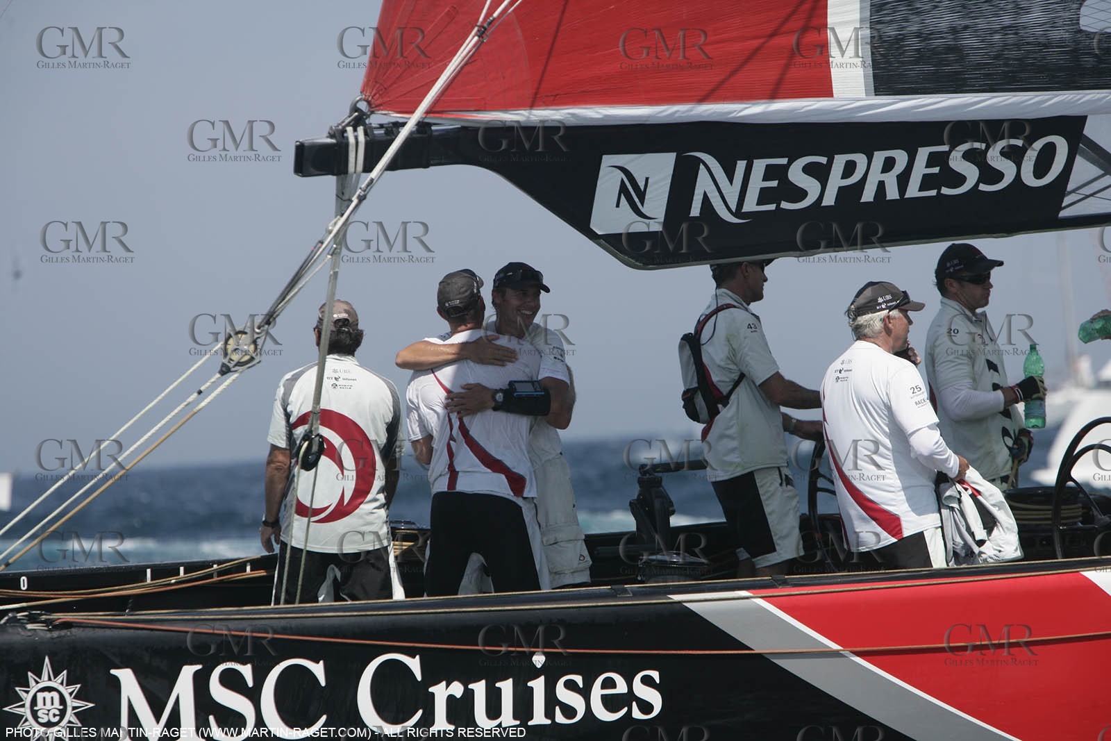 03 07 2007-Valencia (Spain)- 32nd America's Cup - Final Match - Day 8 - Alinghi vs Emirates Team New Zealand