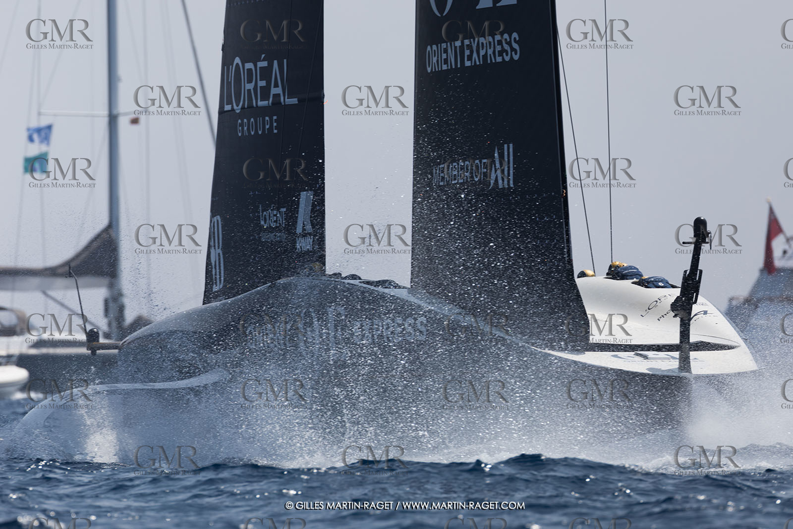 24 08 2024, Barcelona (ESP), Louis Vuitton 37th America's Cup, Louis Vuitton Prelilinary Regatta, Race Day 3